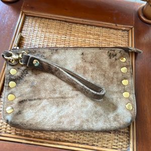 Hammitt clutch with wrist band